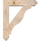 Ekena Millwork Funston Arts and Crafts Smooth Bracket w/ Offset Brace, Douglas Fir, 7 1/2"W x 34"D x 40"H BKT0806X34X40FST03SDF - alternate 3